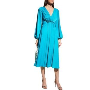 Kobi Halperin Portia Full-Sleeve Gathered Dress size S